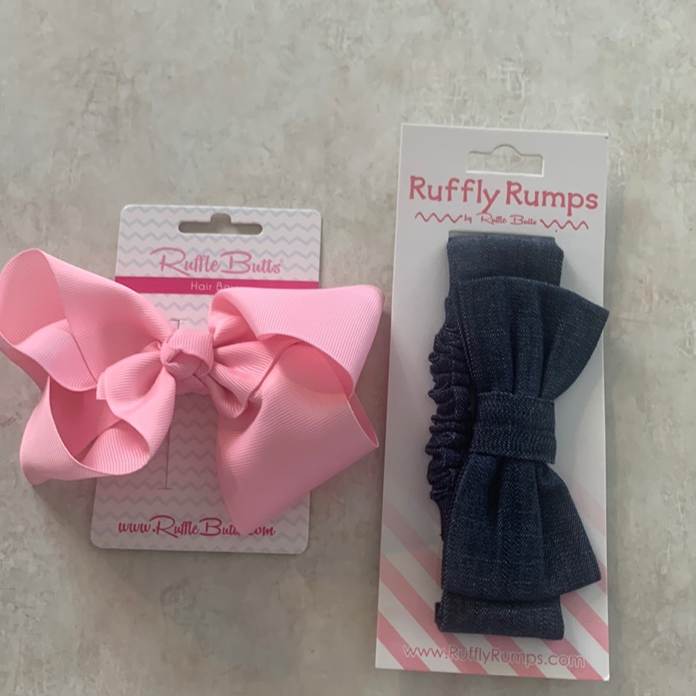 Ruffle Butts Hair accessory bundle NWT